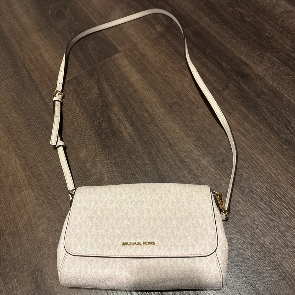 Michael Kors Beige Crossbody Bag